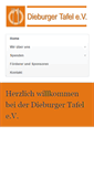 Mobile Screenshot of dieburger-tafel.de