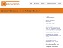 Tablet Screenshot of dieburger-tafel.de